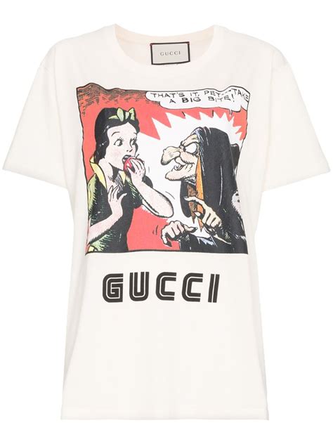 gucci snow white shirt|gucci jersey t shirt.